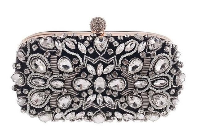 Rhinestone Pearls Beaded Clutch Australia Dealbest