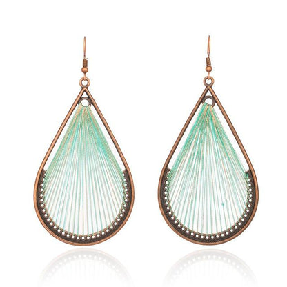 Bohemian String Drop Earrings Australia Dealbest