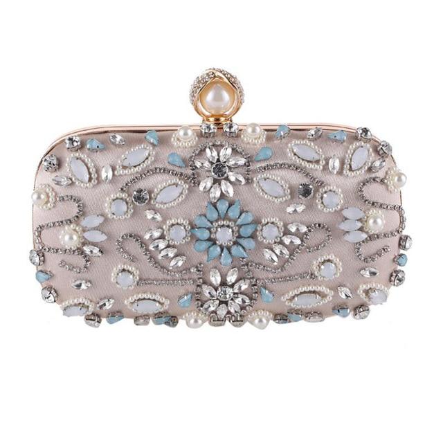 Rhinestone Pearls Beaded Clutch Australia Dealbest