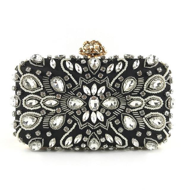 Rhinestone Pearls Beaded Clutch Australia Dealbest