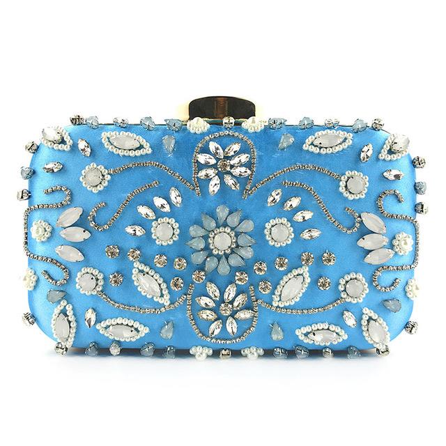 Rhinestone Pearls Beaded Clutch Australia Dealbest