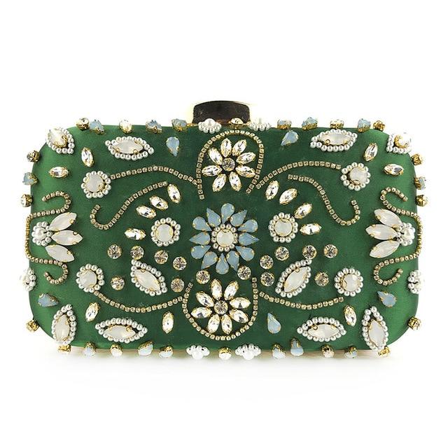 Rhinestone Pearls Beaded Clutch Australia Dealbest