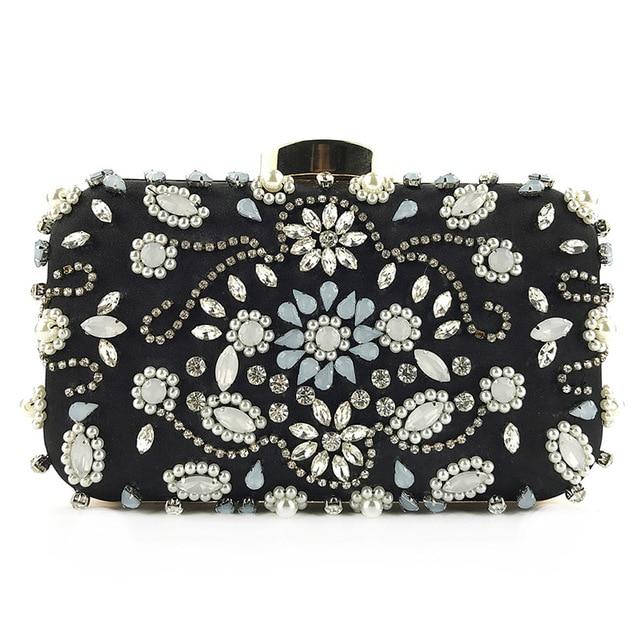 Rhinestone Pearls Beaded Clutch Australia Dealbest