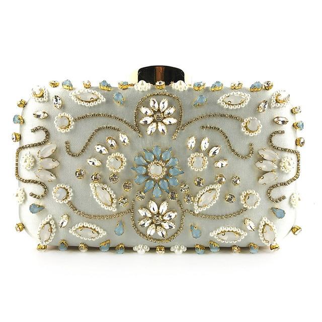 Rhinestone Pearls Beaded Clutch Australia Dealbest