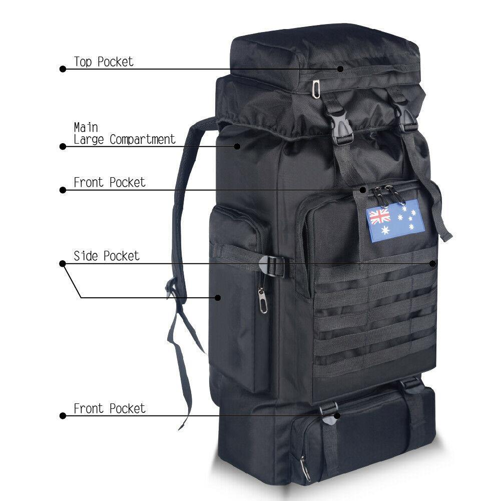 Tactical Hiking Backpack 80L Australia Dealbest