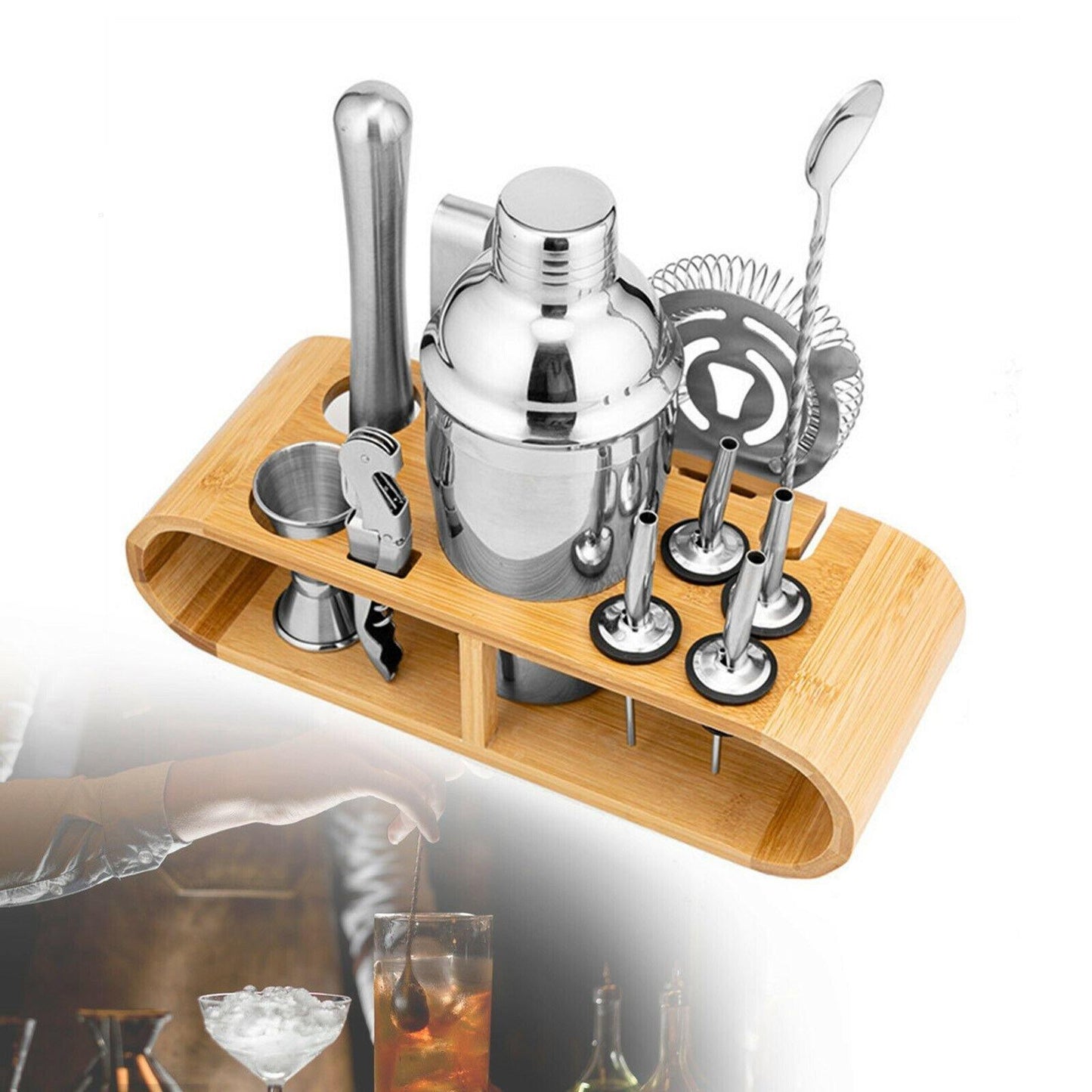Buy 12 Pieces Cocktail Mixer Shaker Set Online Australia